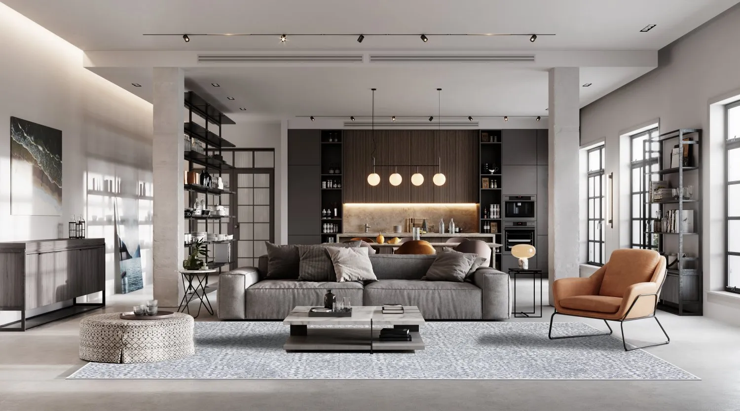 Tapis Intérieurs/Extérieurs - Alesund (gris)