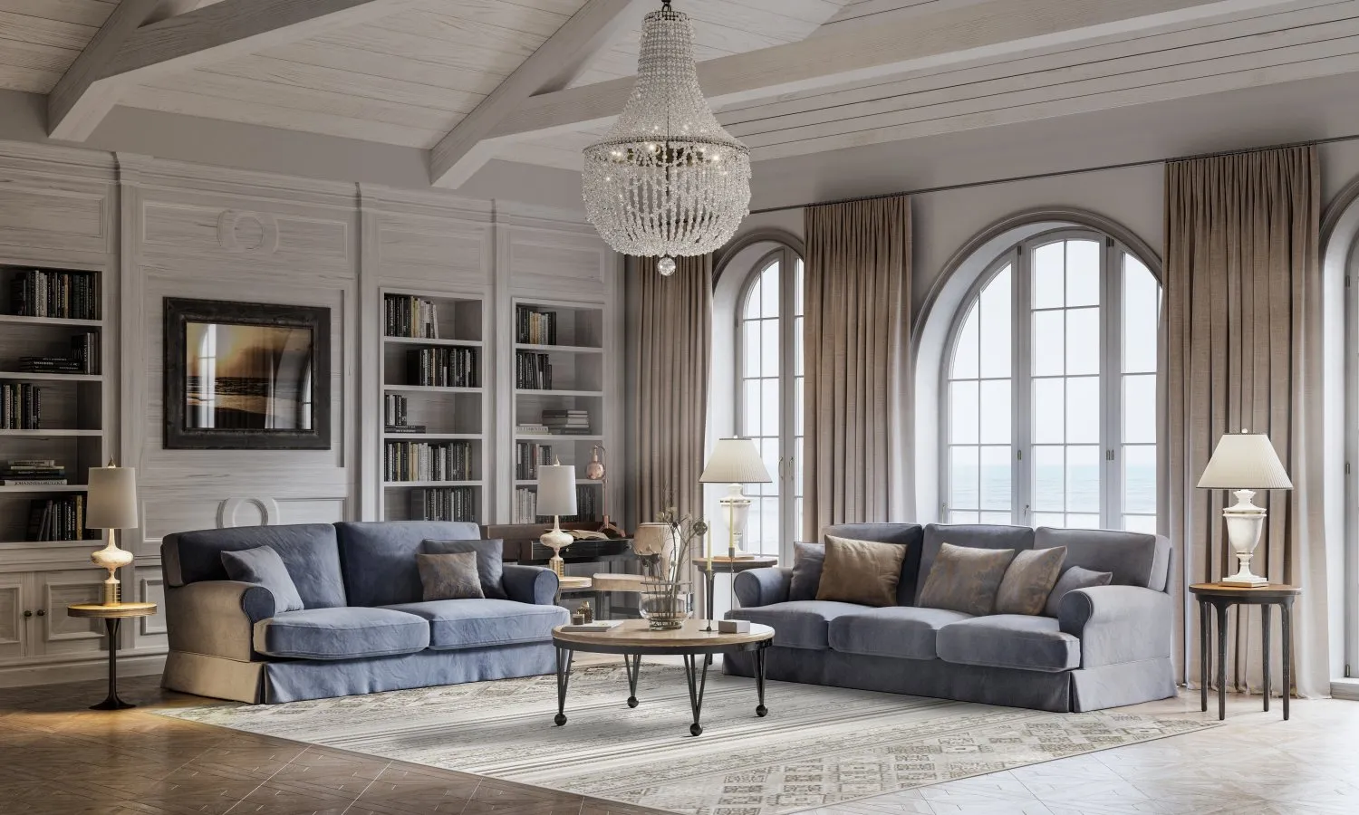 Wilton-Teppich - Marea (silber)