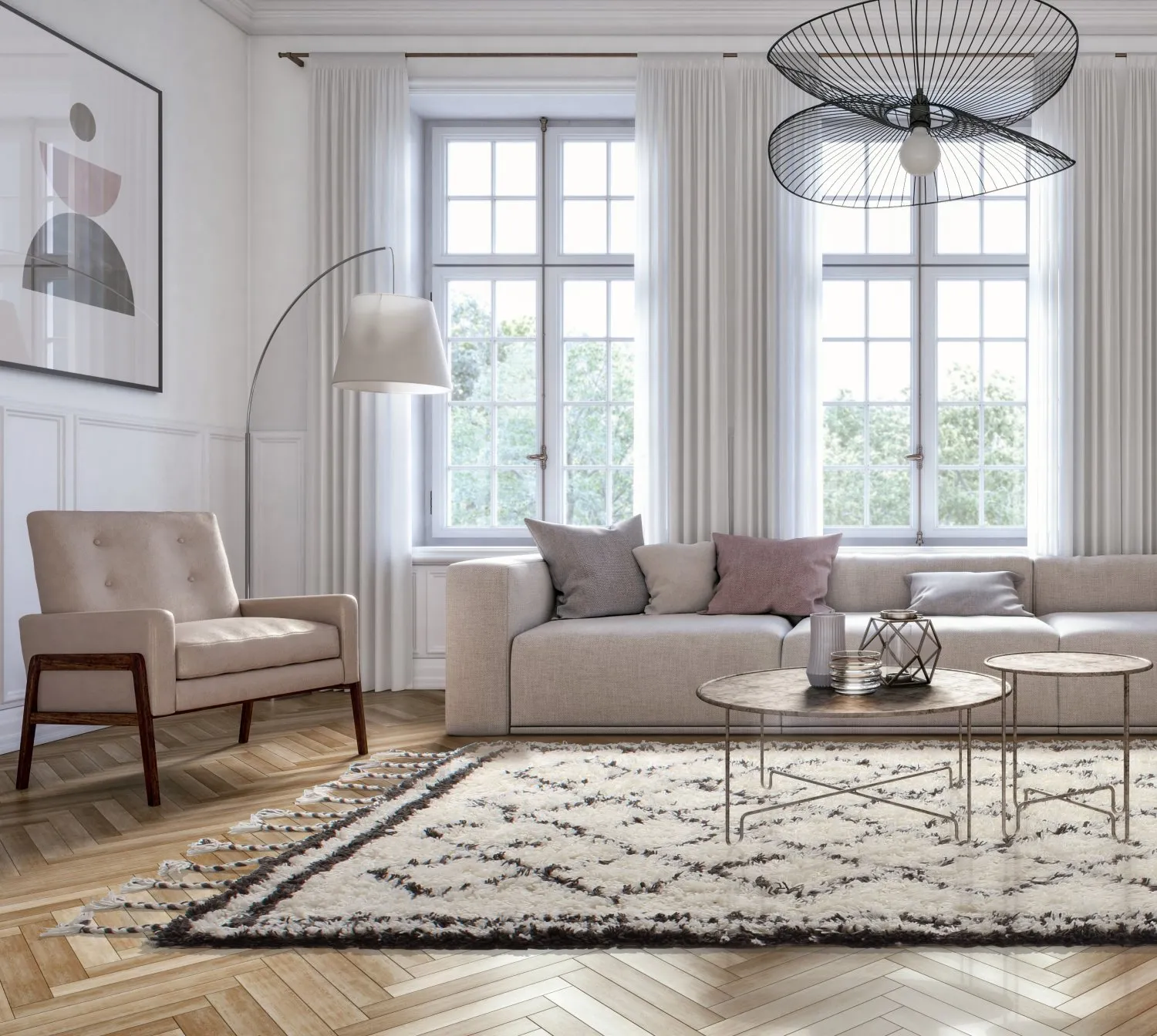 Wollteppich - Avila Berber