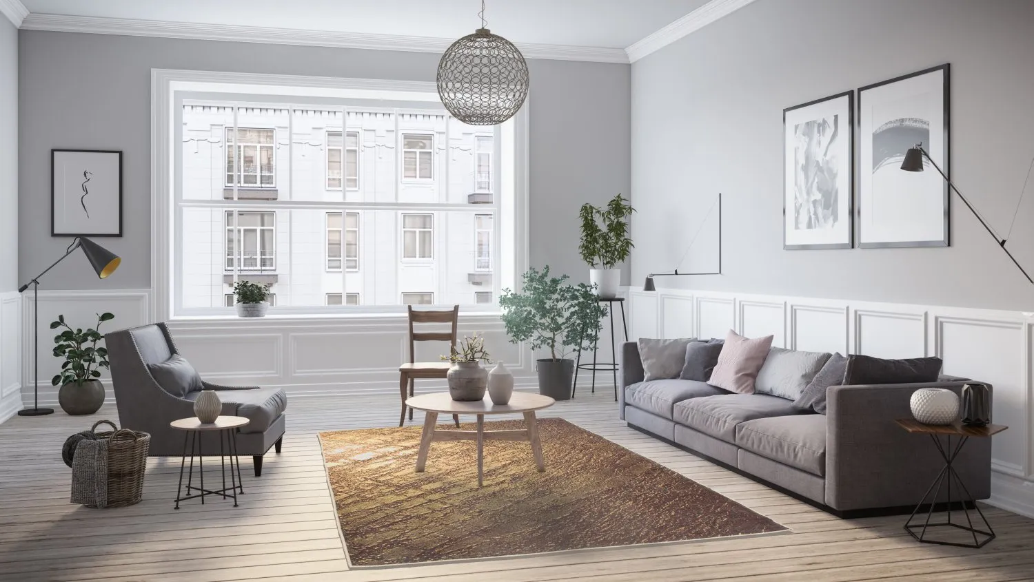 Wilton-Teppich - Junes (gold)