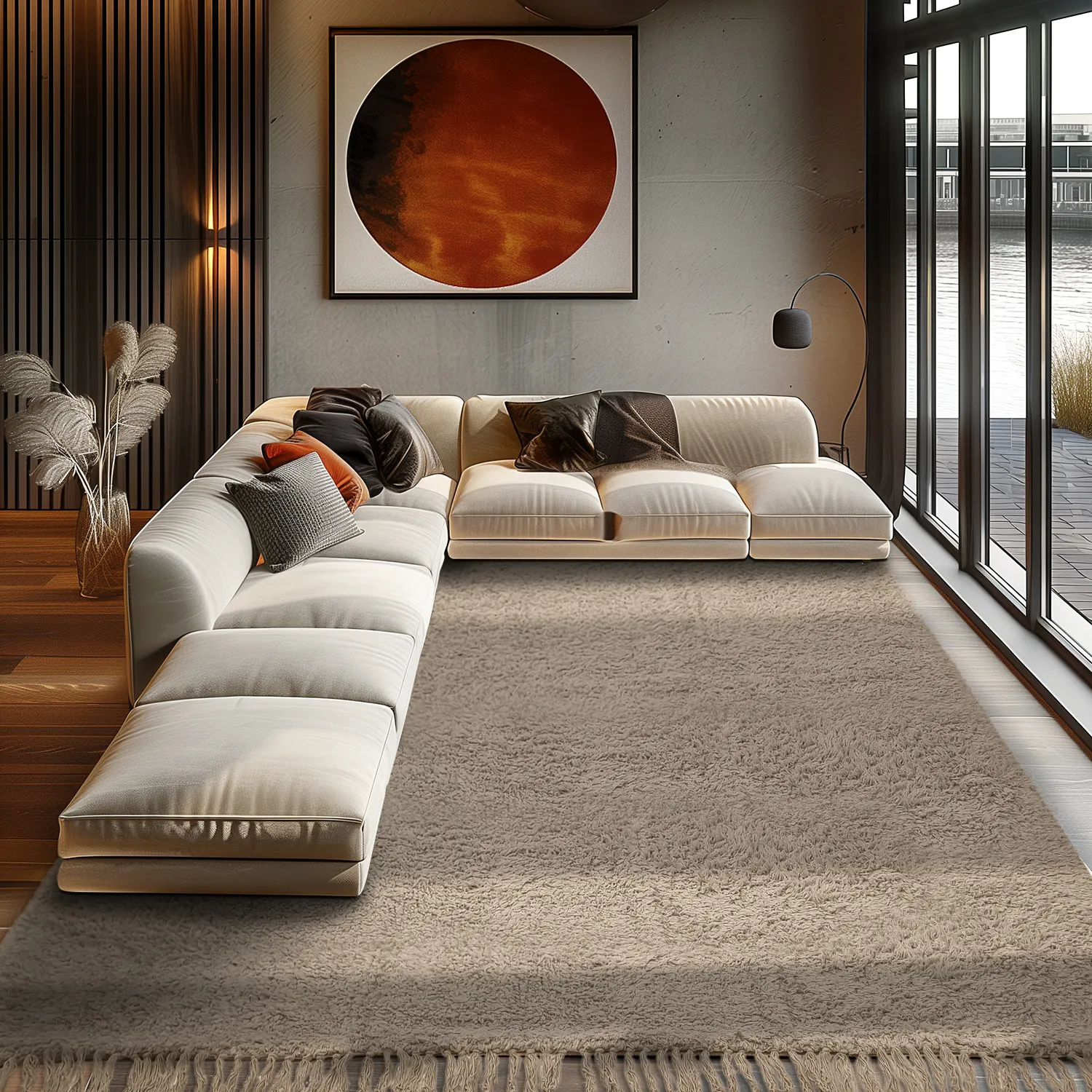 Hochflorteppiche - Alba Natural Cotton Shaggy (beige)