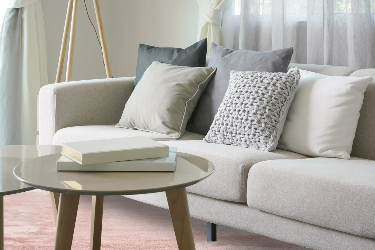 Runde Teppiche - Aranga Super Soft Fur (rosa)