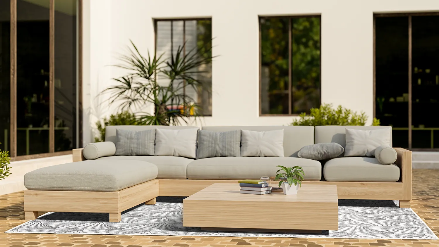 Teppich für innen und außen - Beau (beige)