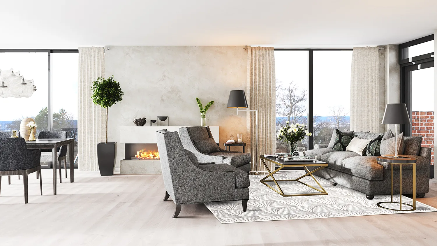 Teppich für innen und außen - Beau (beige)