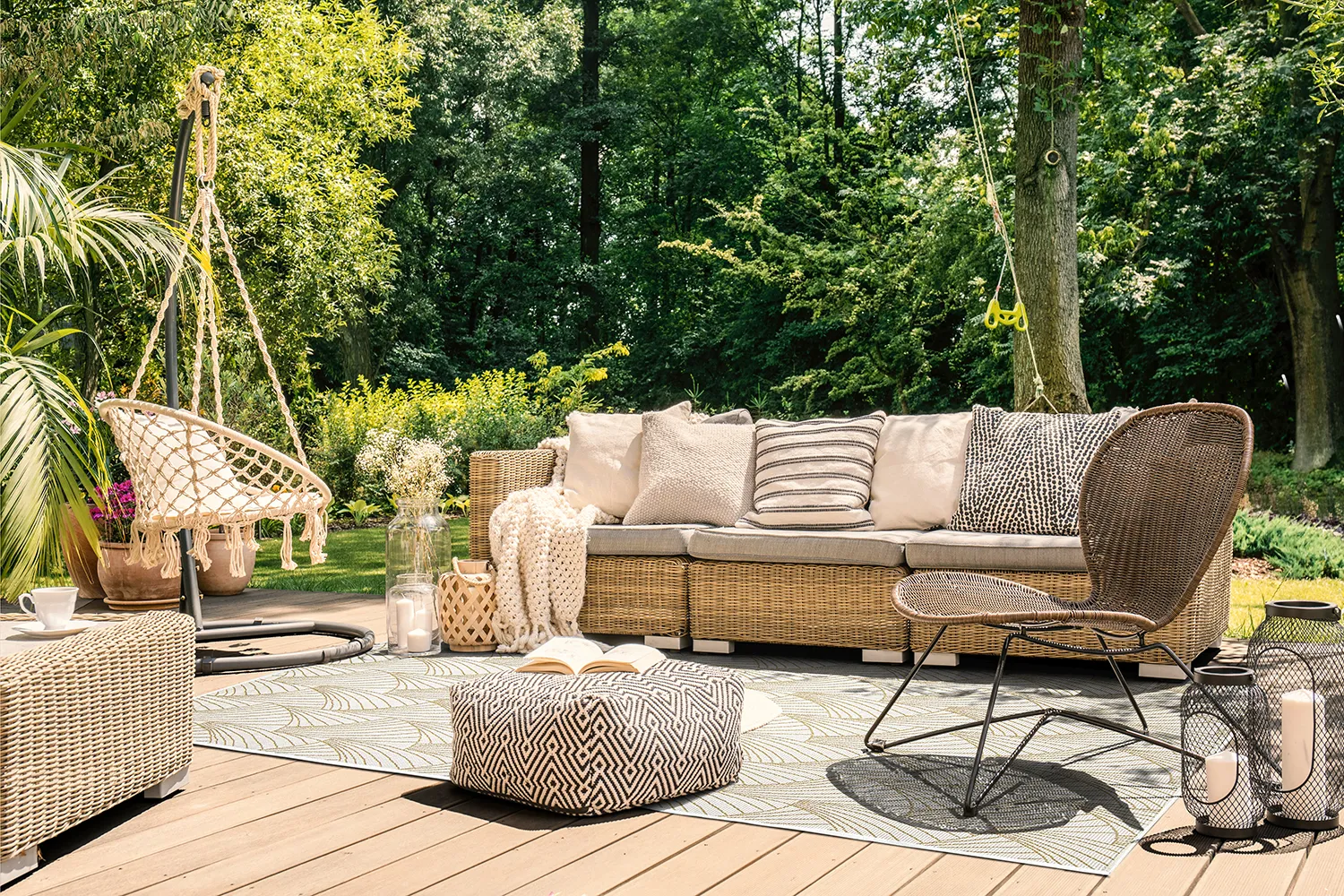 Teppich für innen und außen - Beau (gelb)