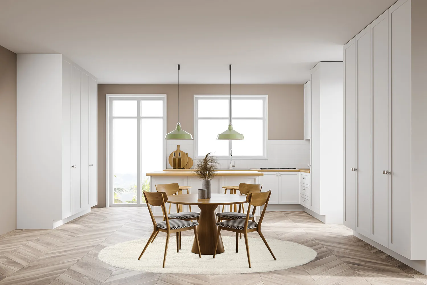 Runde Teppiche - Bibury (cream)