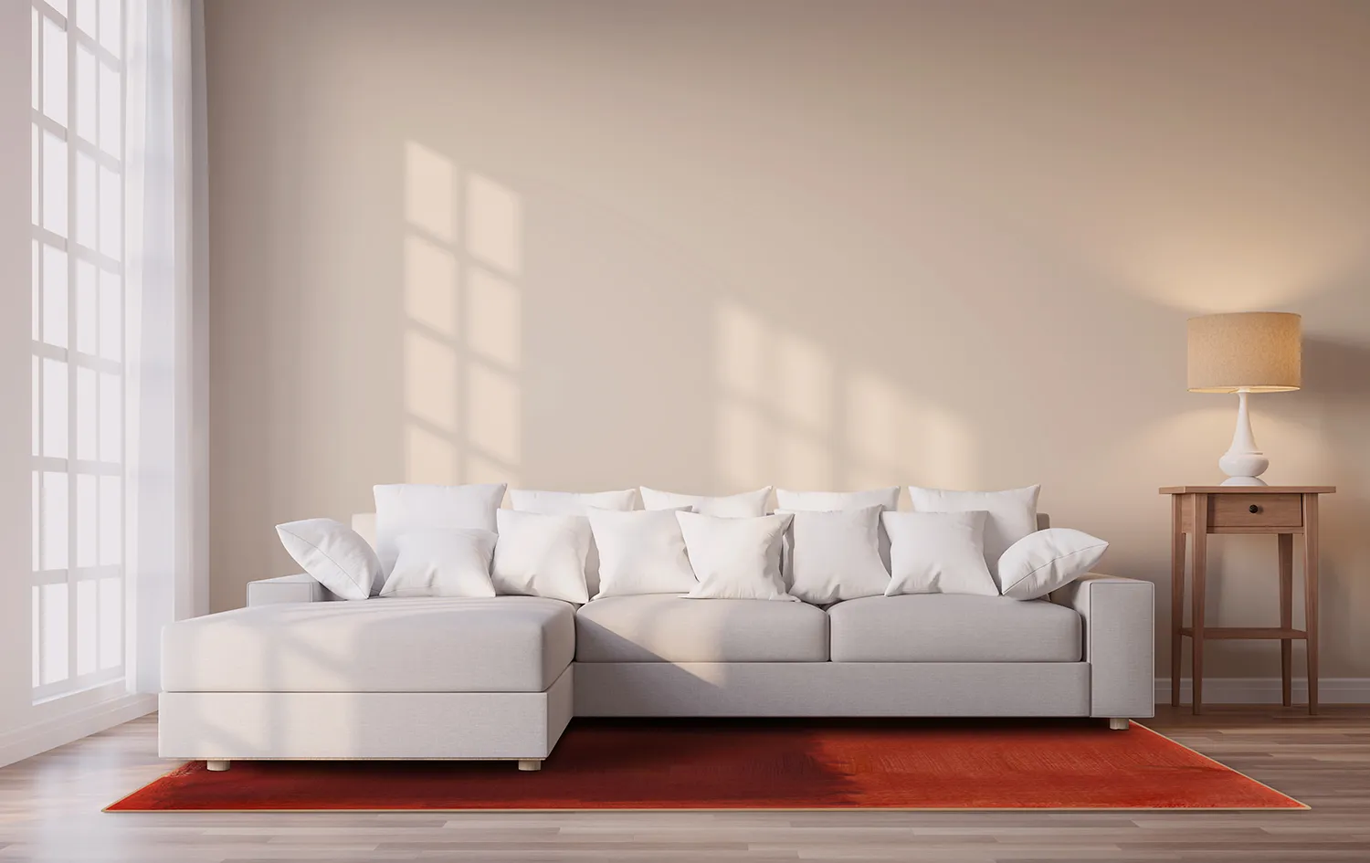 Wilton-Teppich - Bidarray (rot)