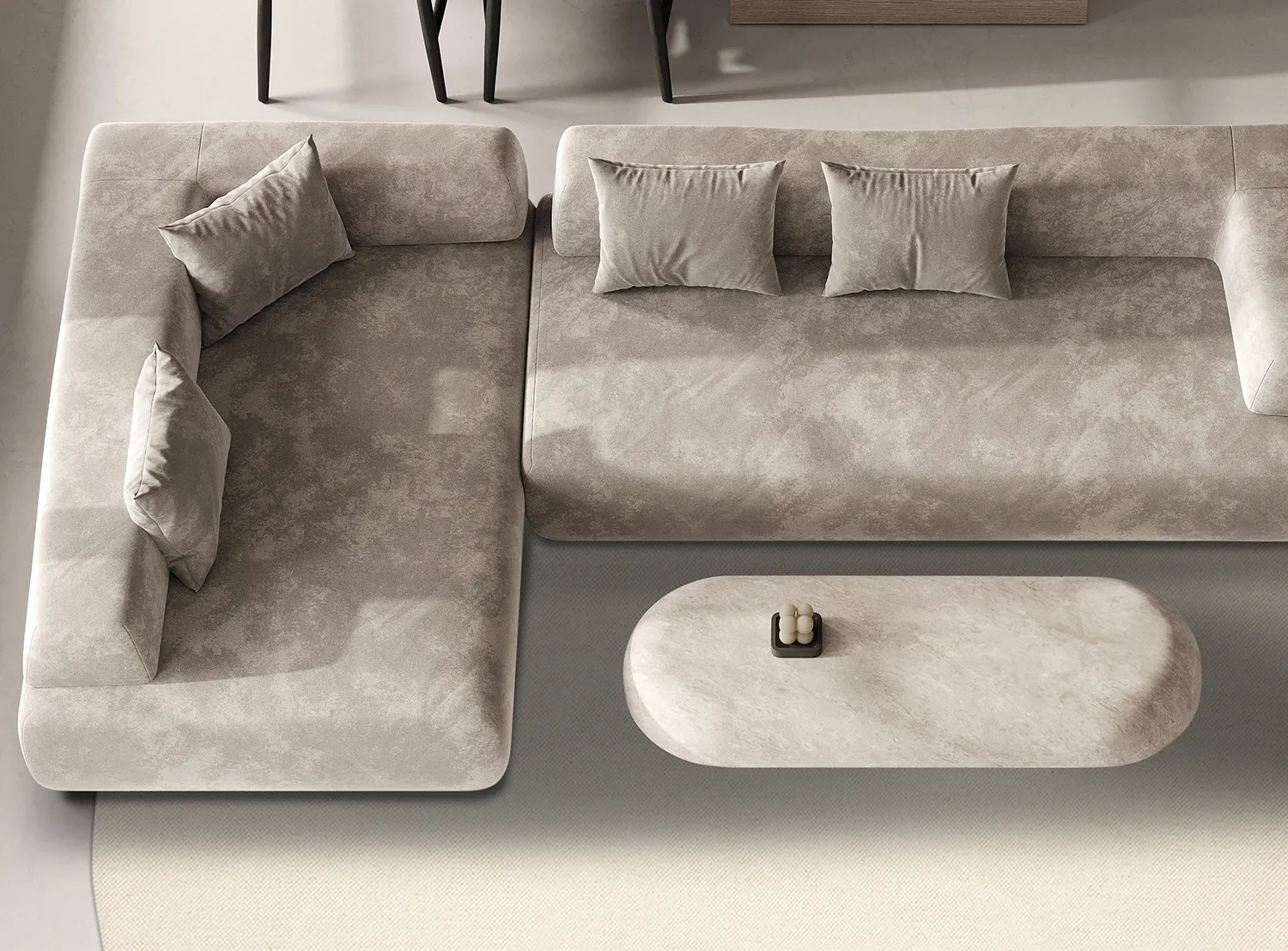 Baumwollteppich - Billie (weiß)