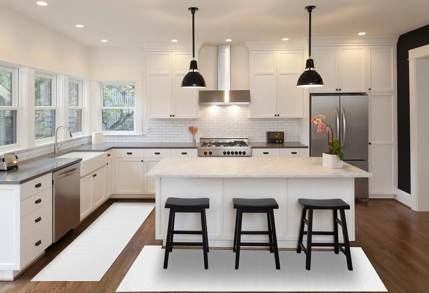 Kunststoffteppiche - Chelsea (weiß)