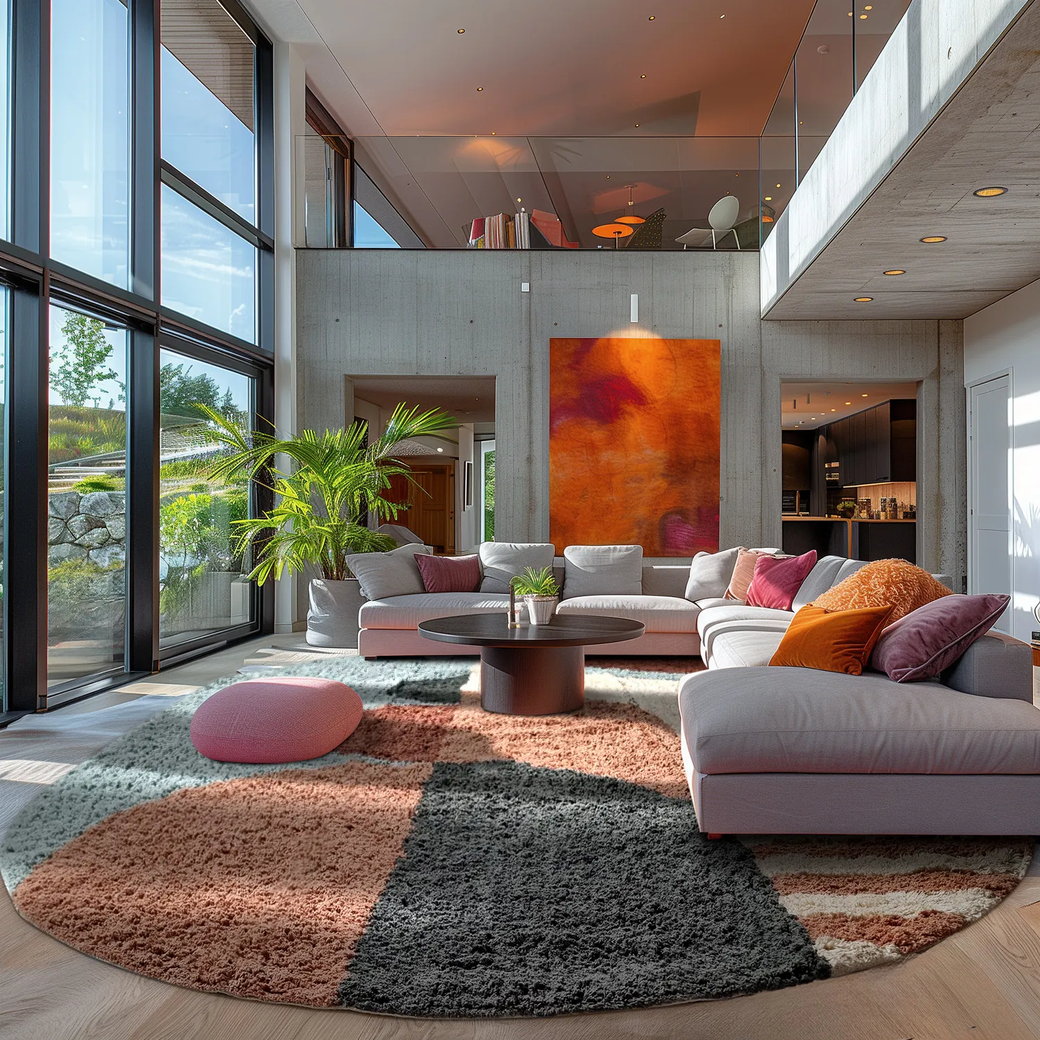 Ovaler Teppich - Osmery Natural Cotton Shaggy (multi)