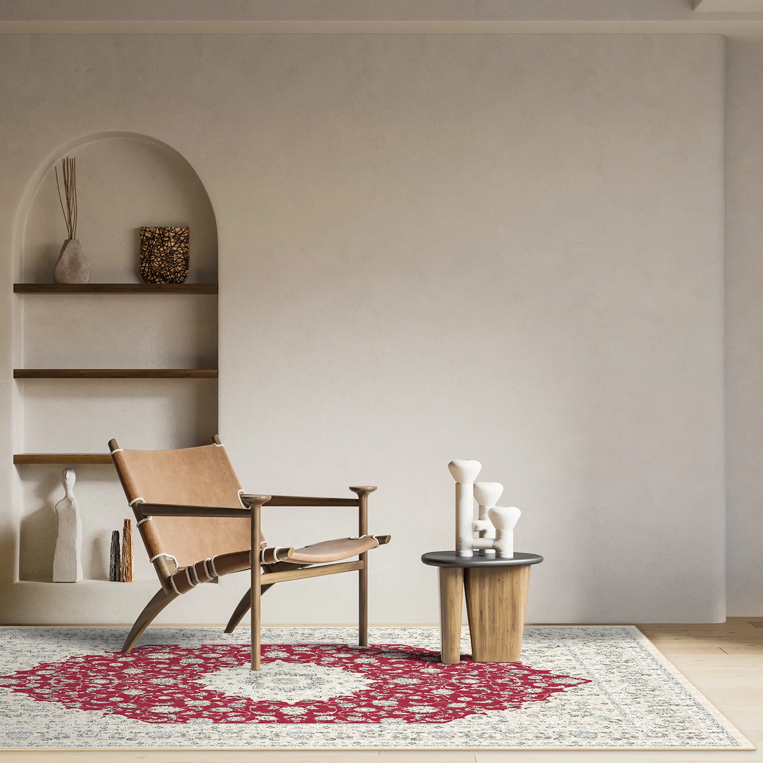 Wilton-Teppich - Arabella (rot)