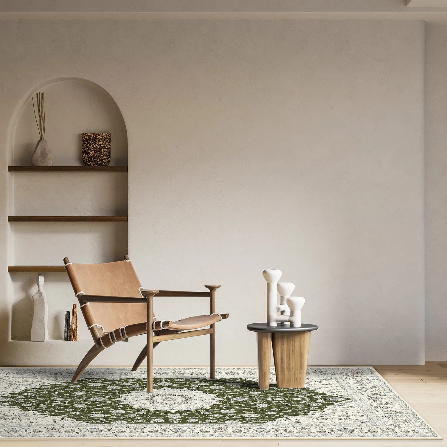 Wilton-Teppich - Arabella (grün)