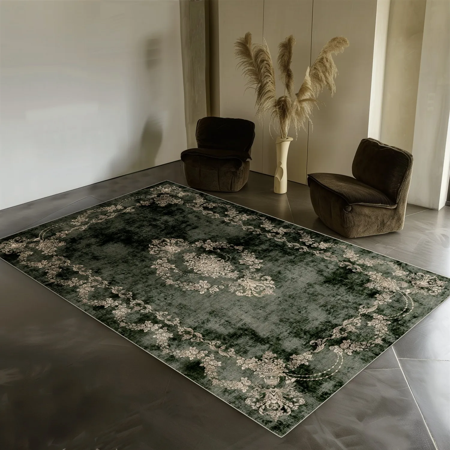 Wilton-Teppich - Taknis (dunkelgrün)