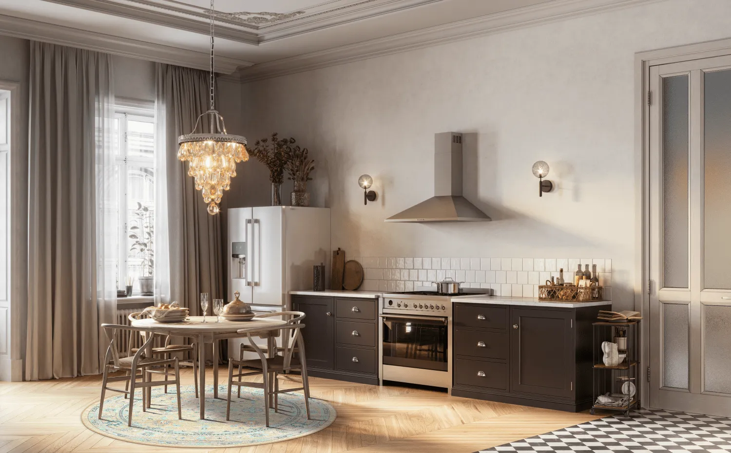 Rund Teppich - Livley (gelb)