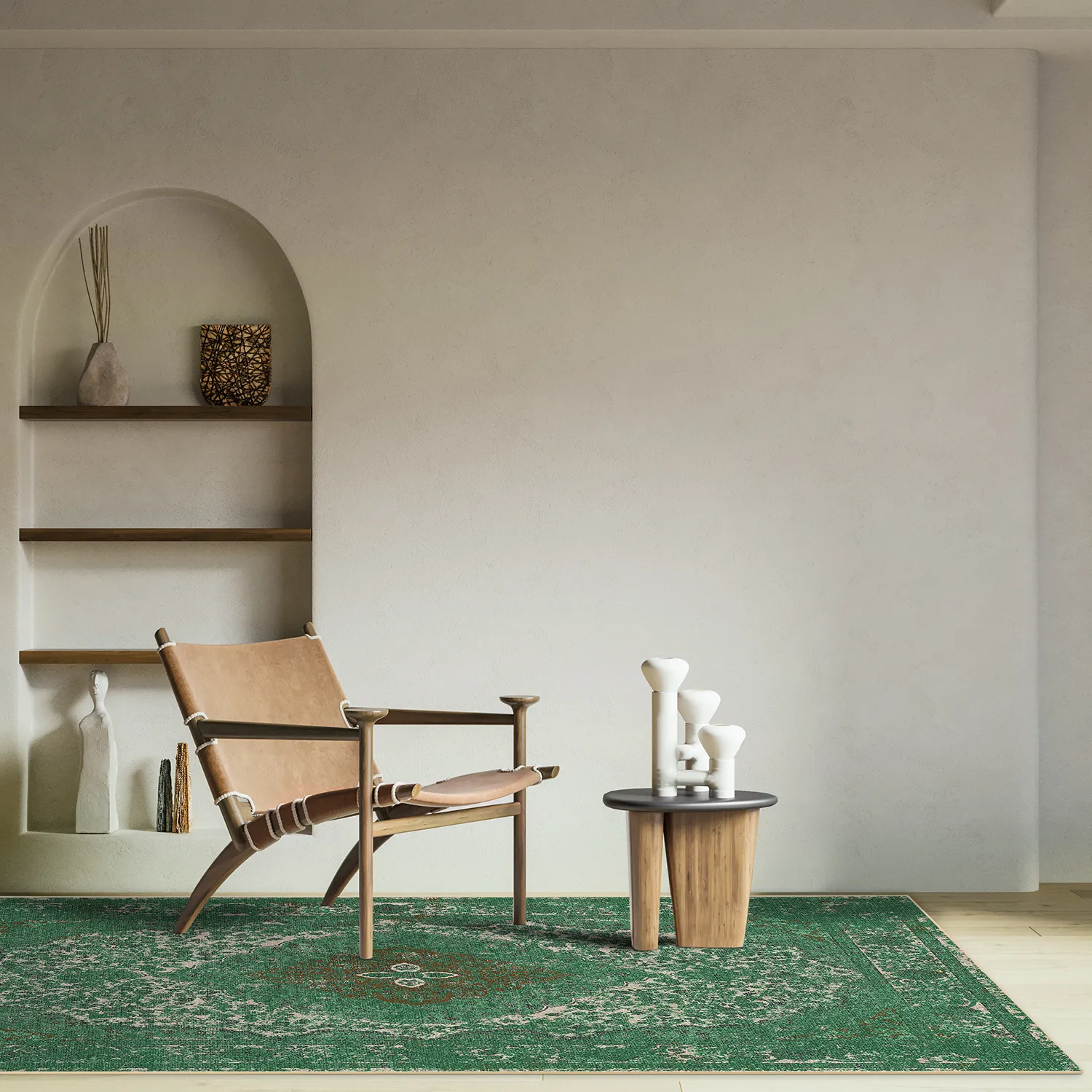 Wilton-Teppich - Lainey (grün)