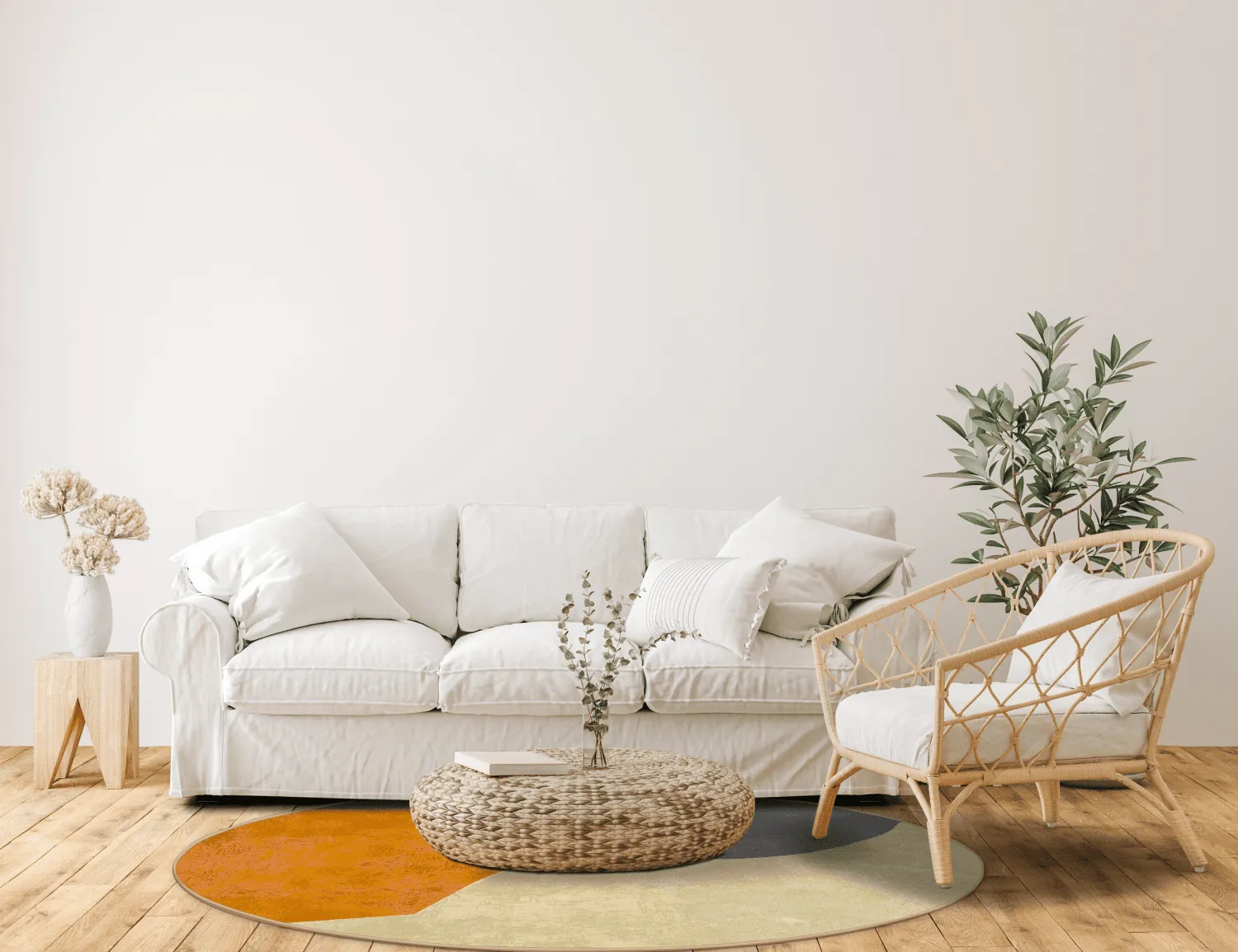 Rund Teppich - Lazio (grau/multi)