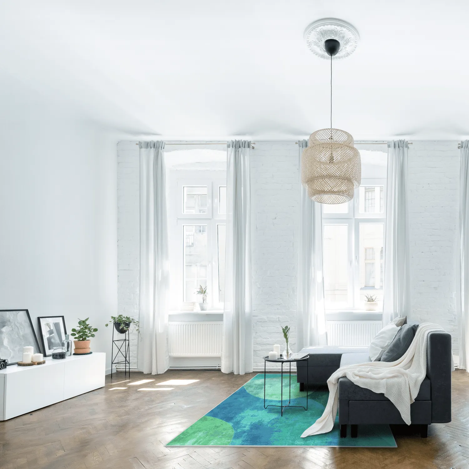 Wilton-Teppich - Lazio (grün)