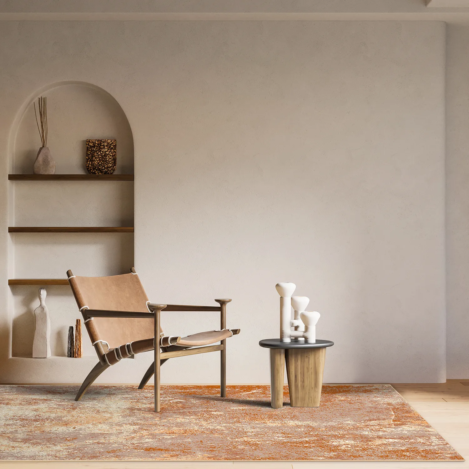 Tapis Wilton - Pavoa (orange)