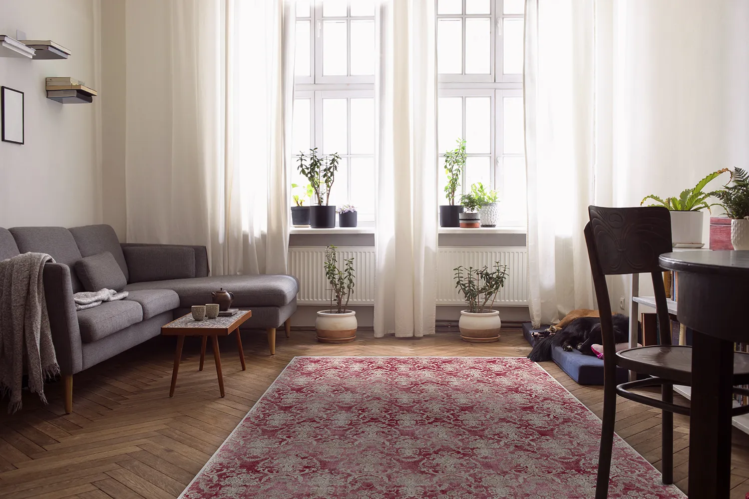 Tapis Wilton - Edirne (rose)