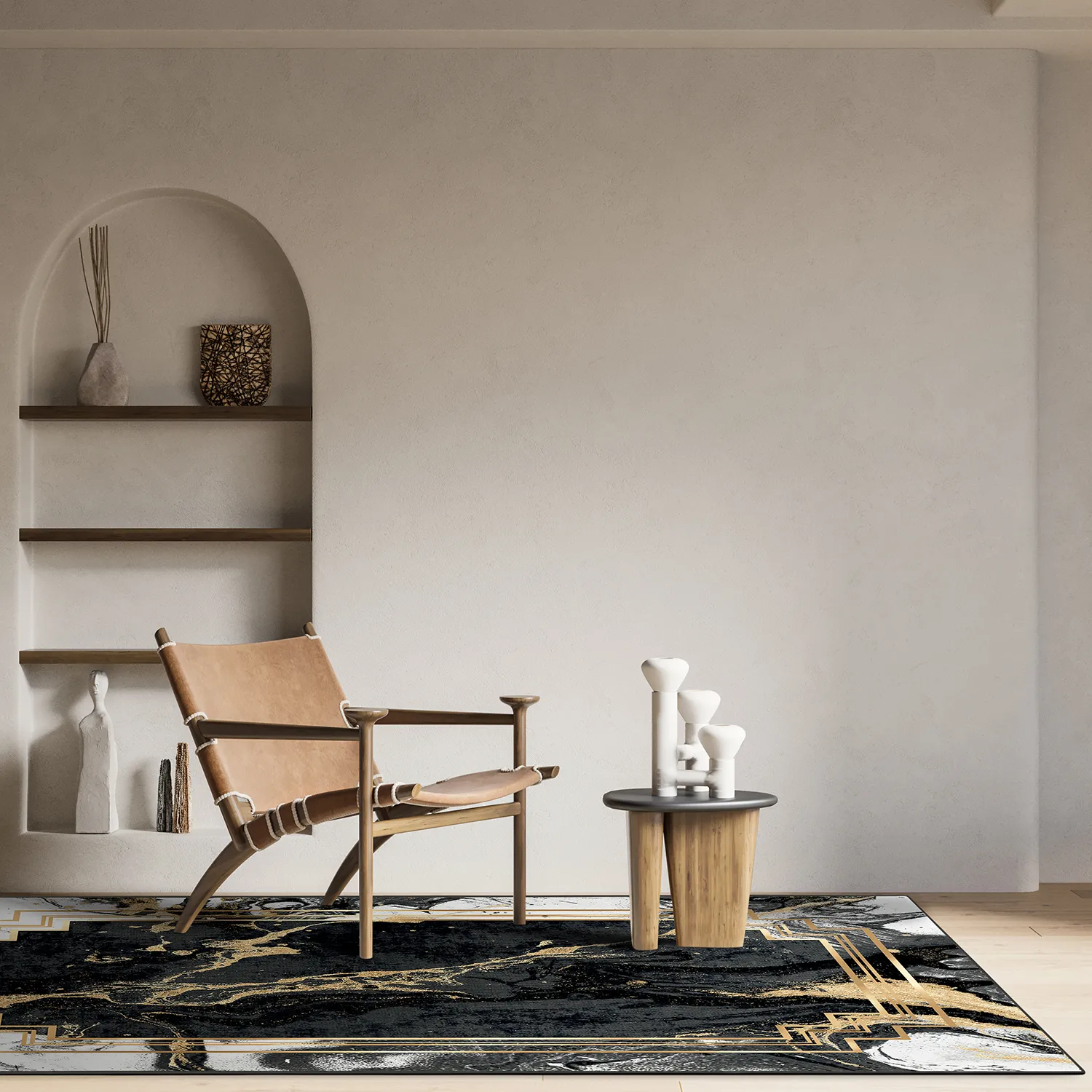 Tapis Wilton - Emery (noir)