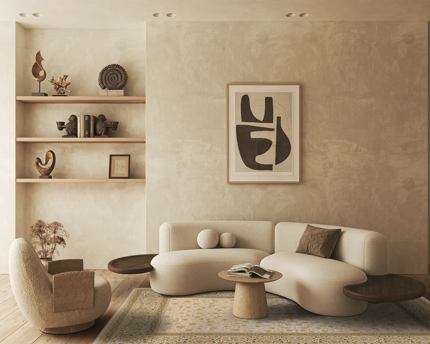 Wilton-Teppich - Genesis (gold)