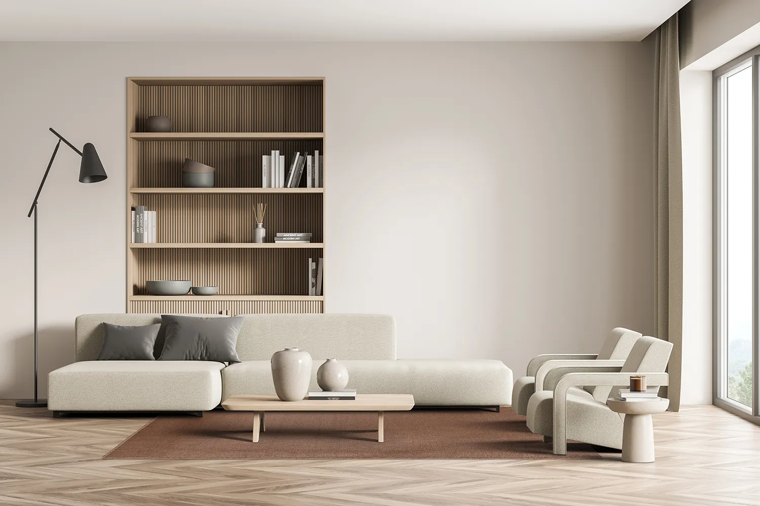 Wollteppich - Hamilton (Deep Taupe)