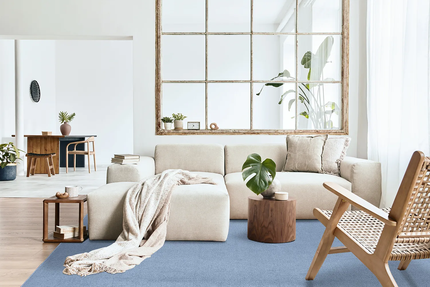 Wollteppich - Hamilton (Faded Denim)