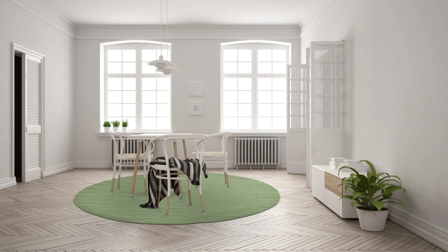 Runde Teppiche - Hamilton (Chive)