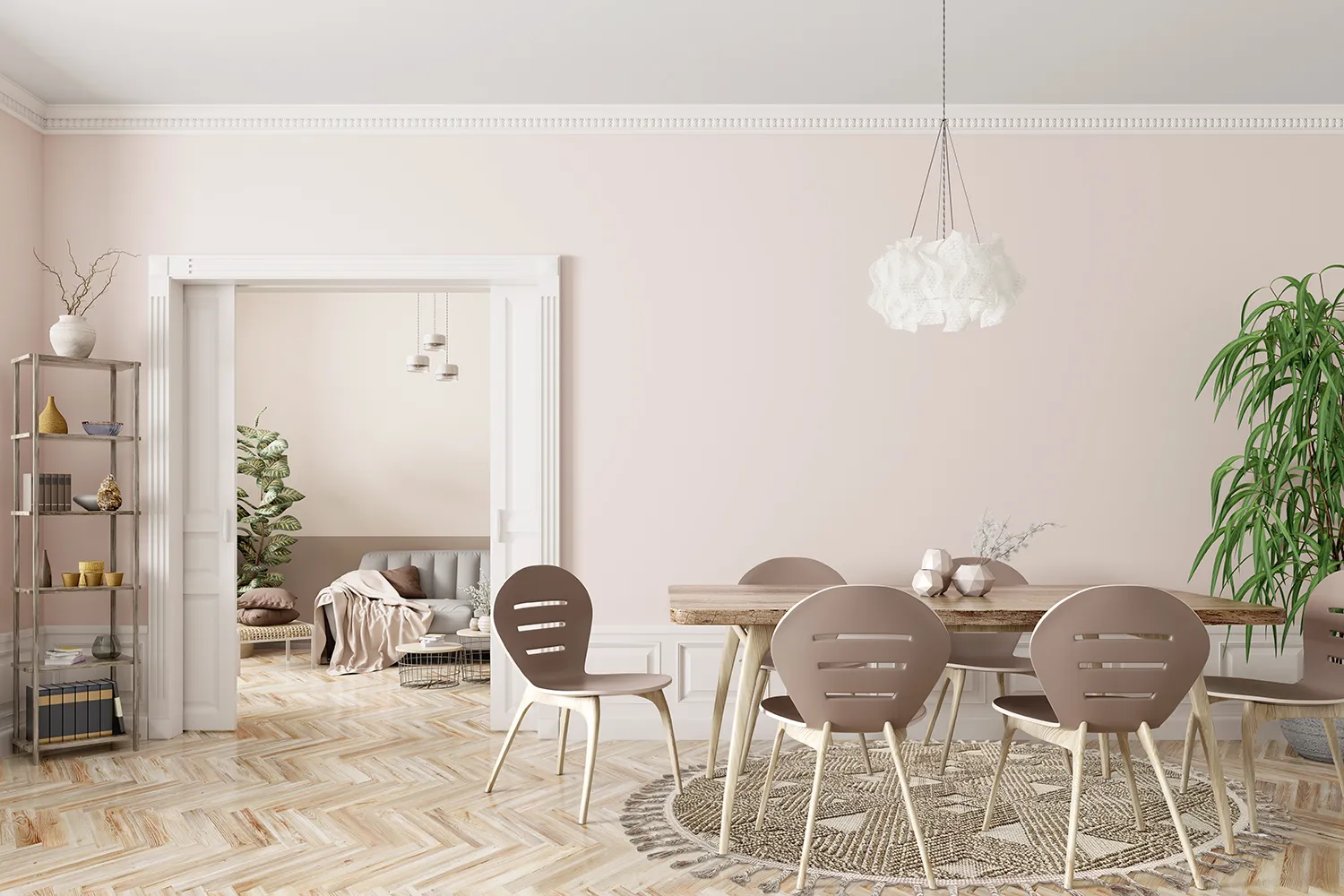 Runde Teppiche - Indoor/Outdoor Lennon (beige)