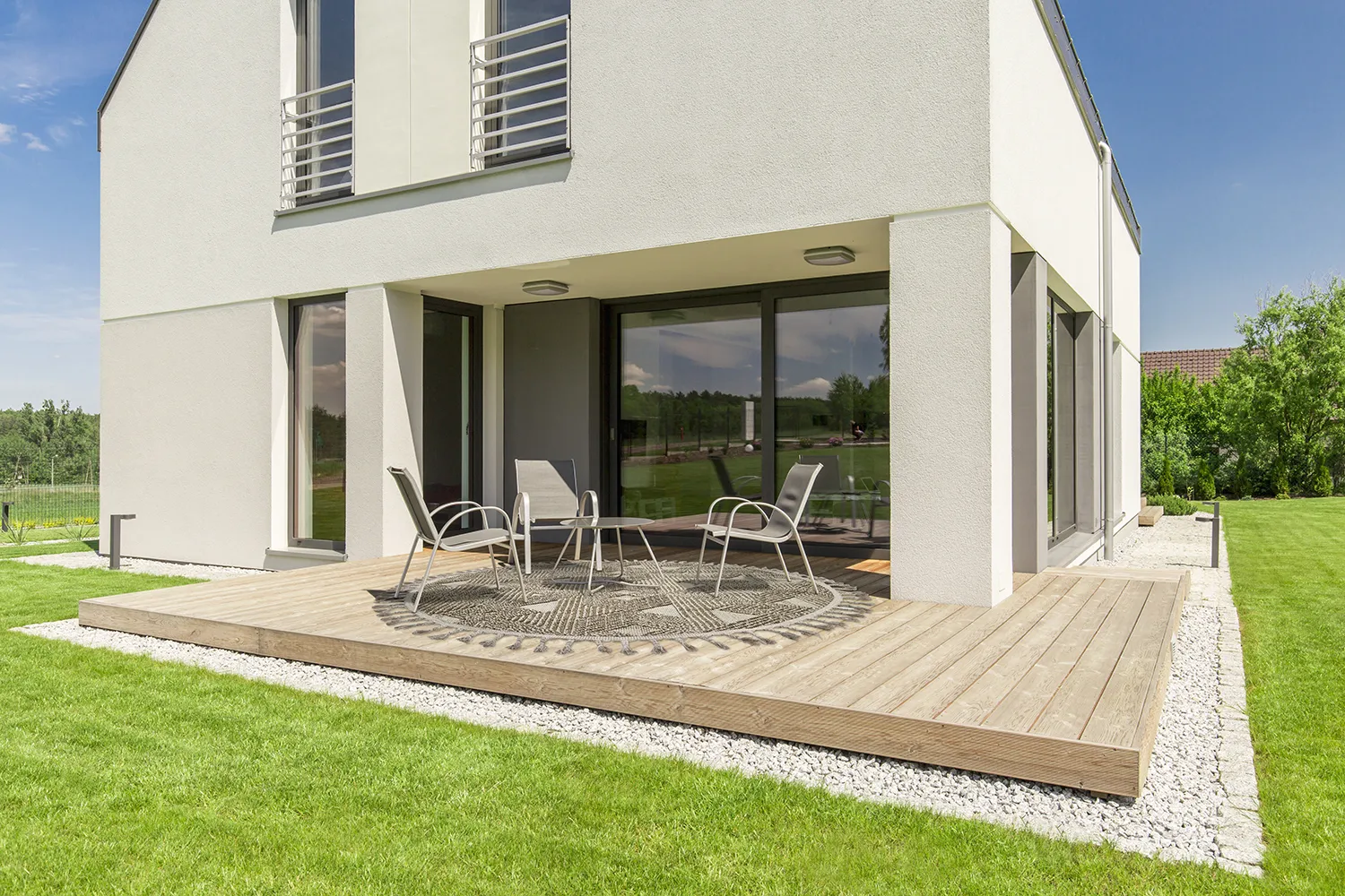 Runde Teppiche - Indoor/Outdoor Lennon (beige)