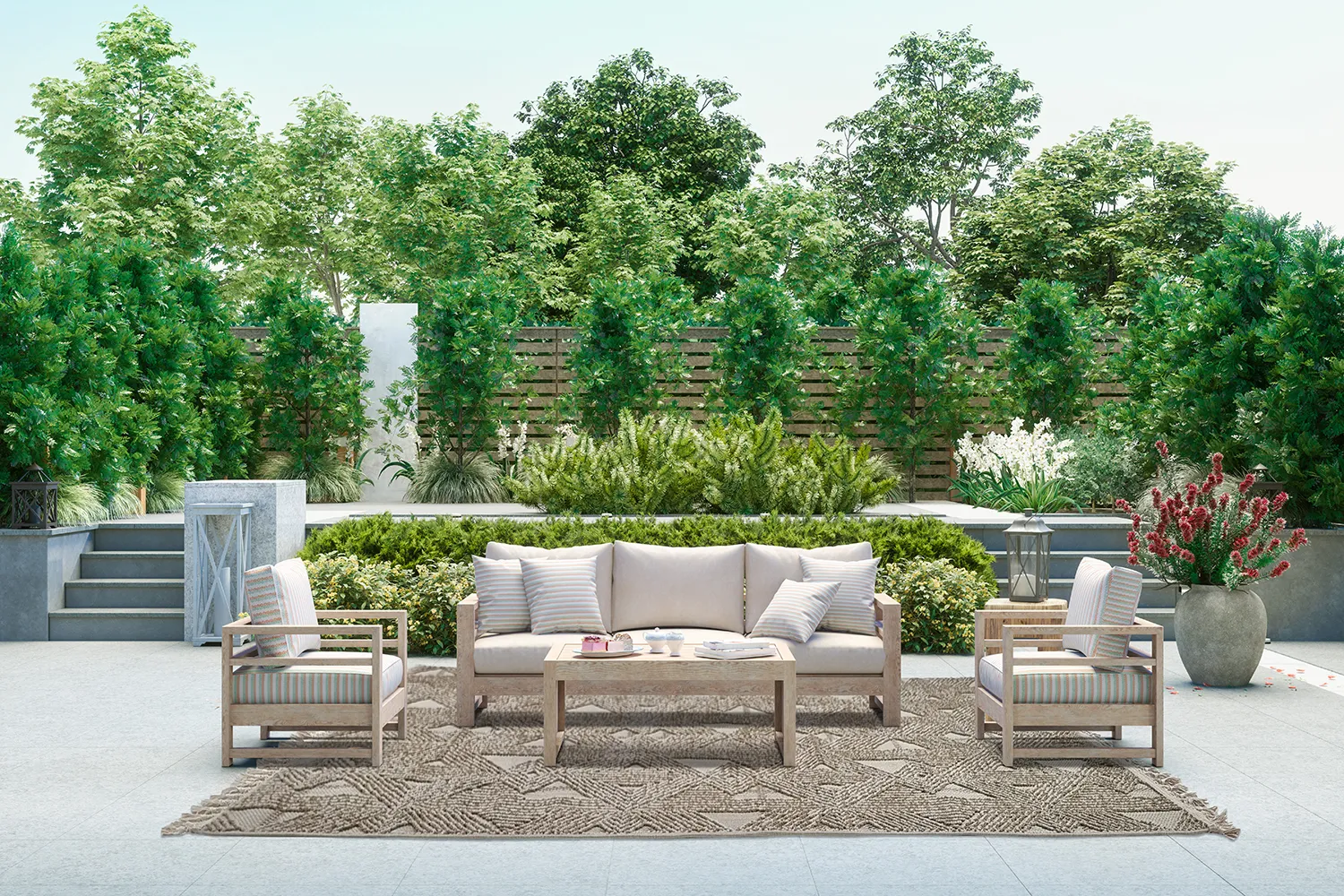 Shaggy - Indoor/Outdoor Lennon (beige)