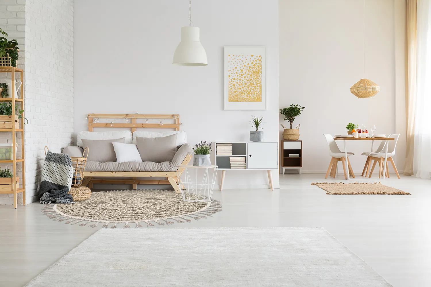 Runde Teppiche - Indoor/Outdoor Dorotea (beige)