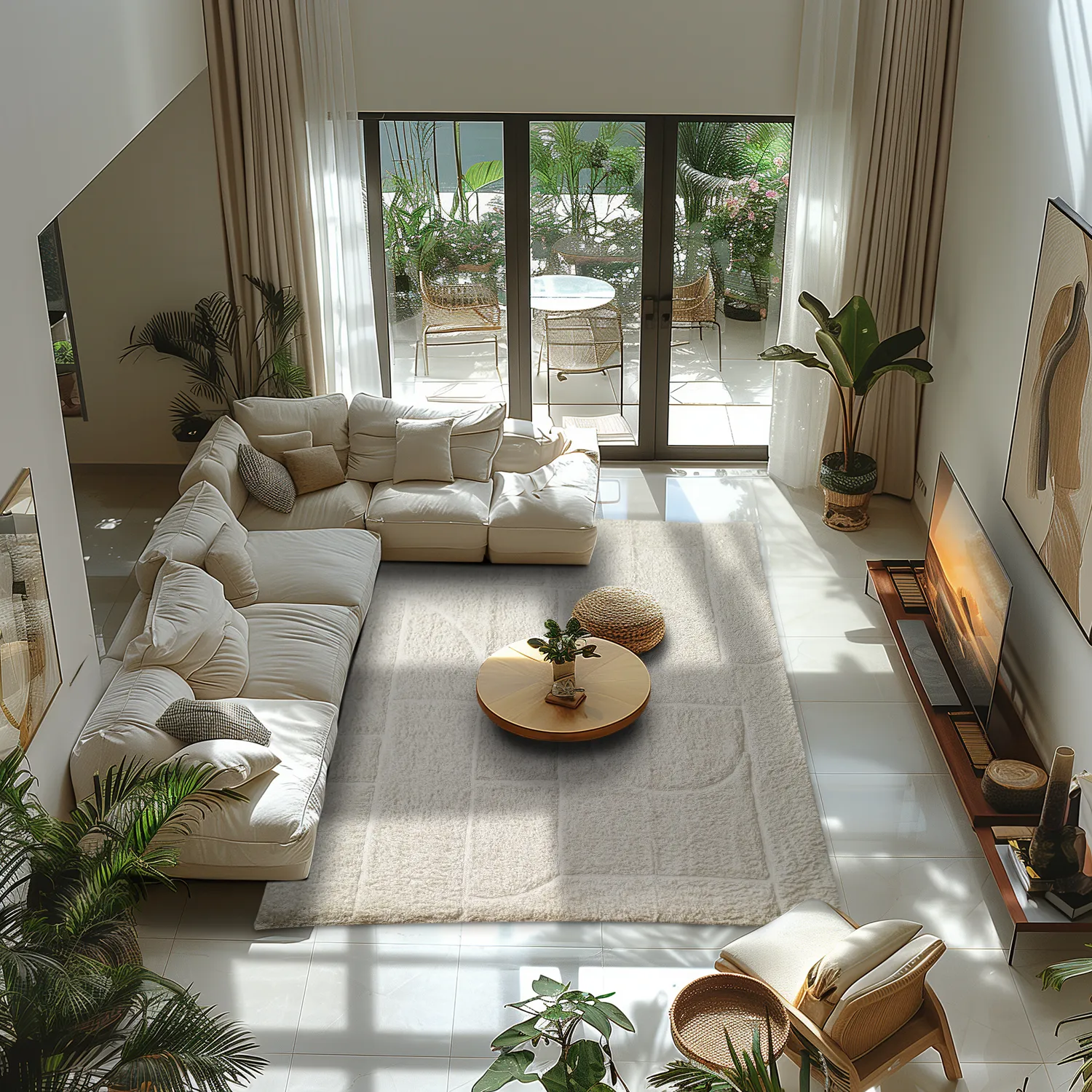 Hochflorteppiche - Cremona Natural Cotton Shaggy (offwhite)