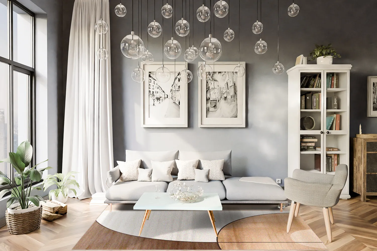 Wilton-Teppich - Eleanora (beige/multi)