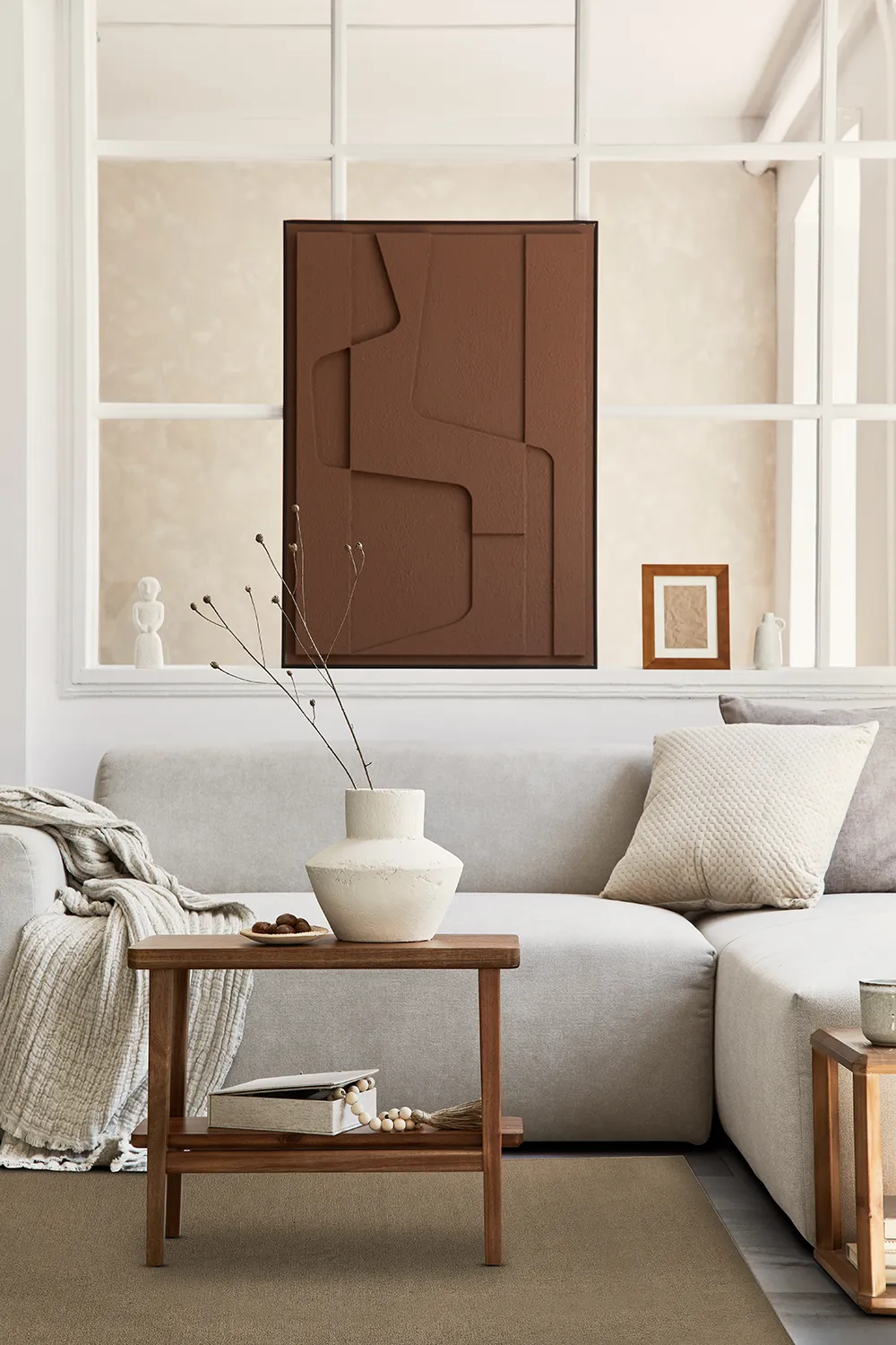 Tapis en laine - Hamilton (marron)