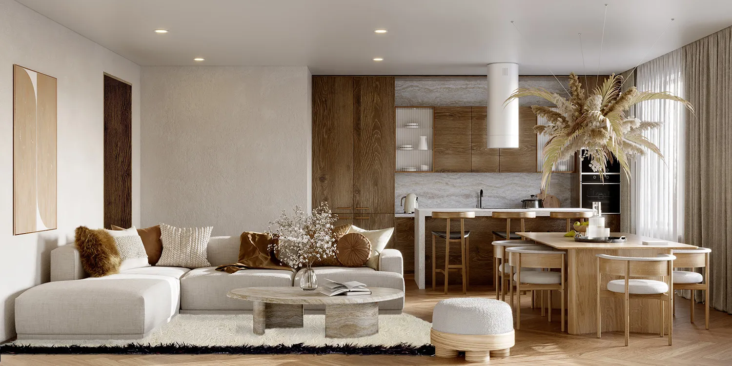 Wollteppich - Nova (weiß/schwarz)