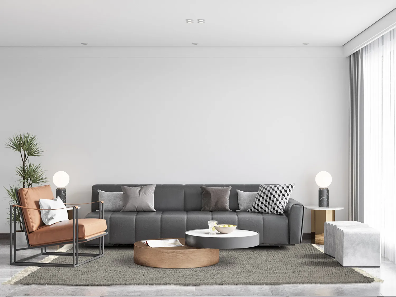 Wollteppich - Cartmel (grau)