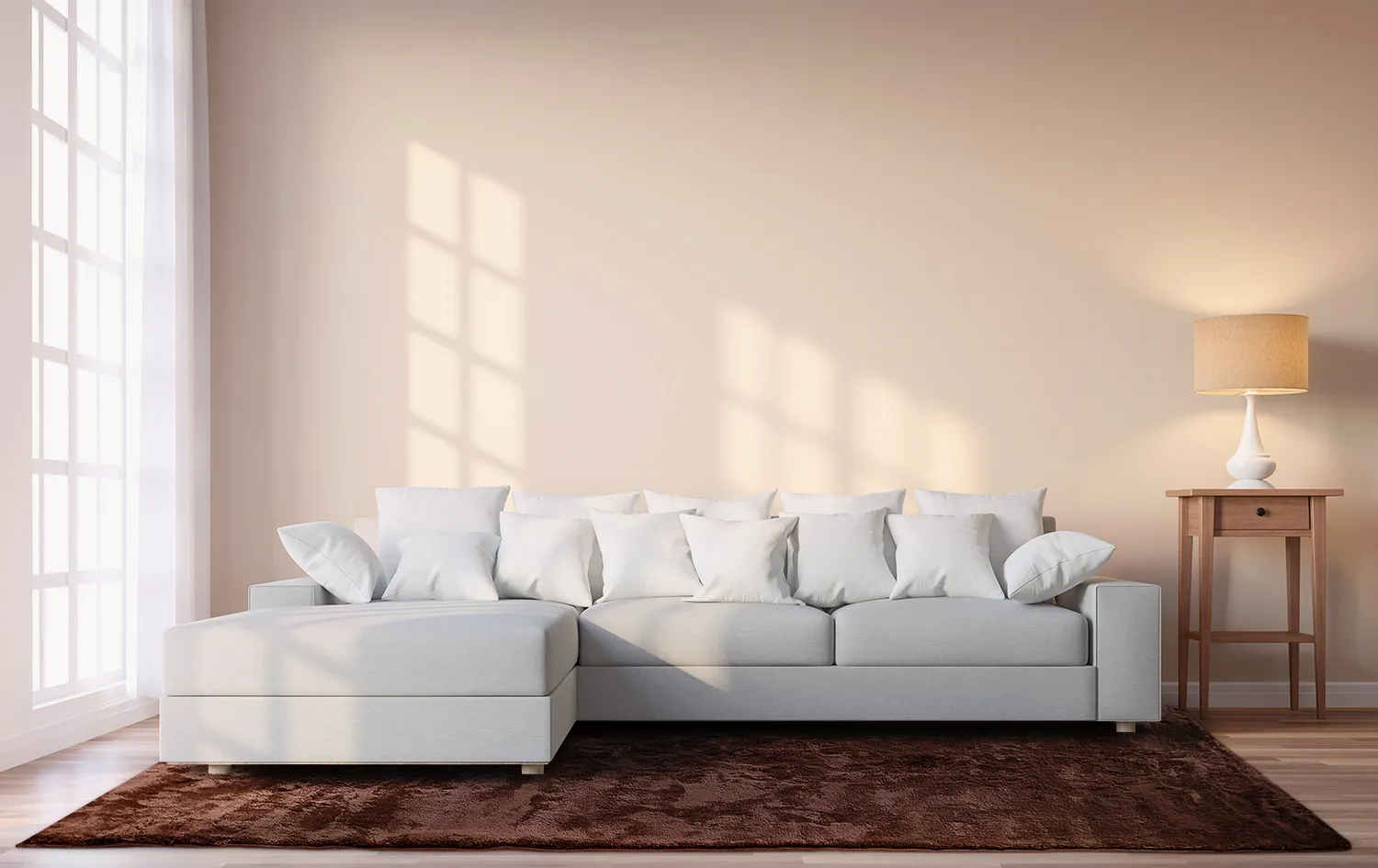 Tapis à poils longs - Aranga Super Soft Fur (marron foncé)