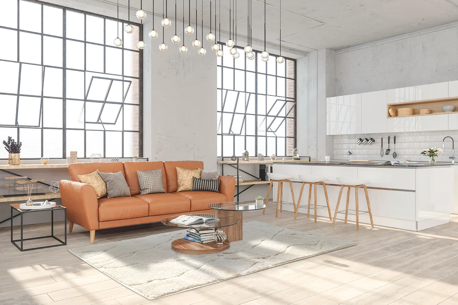 Hochflorteppiche - Enola (offwhite)