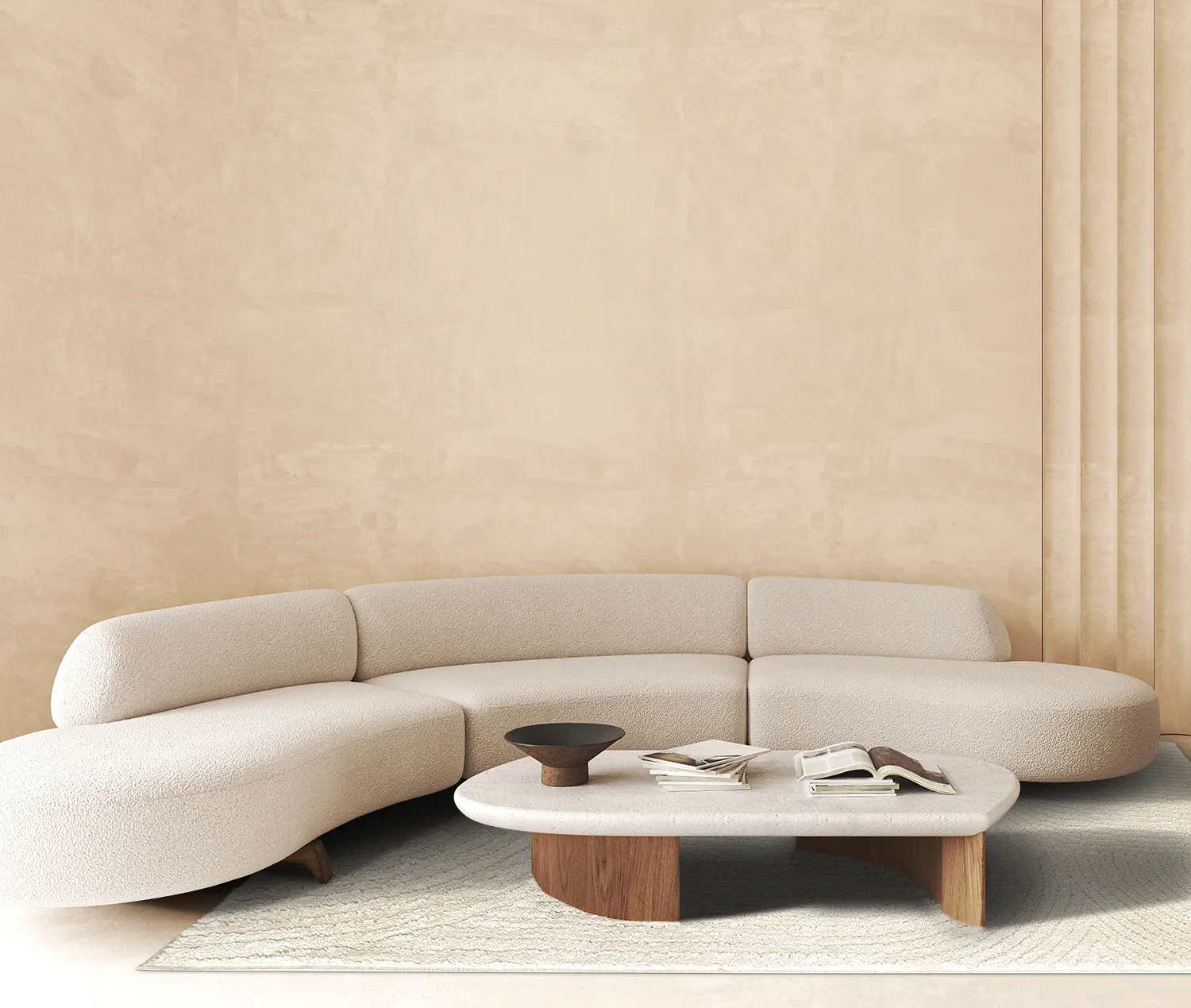 Hochflorteppiche - Tove (offwhite)