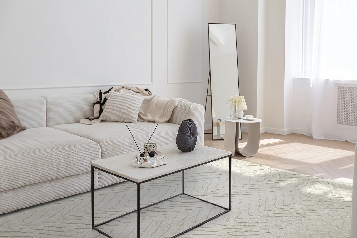 Hochflorteppiche - Wren (offwhite)