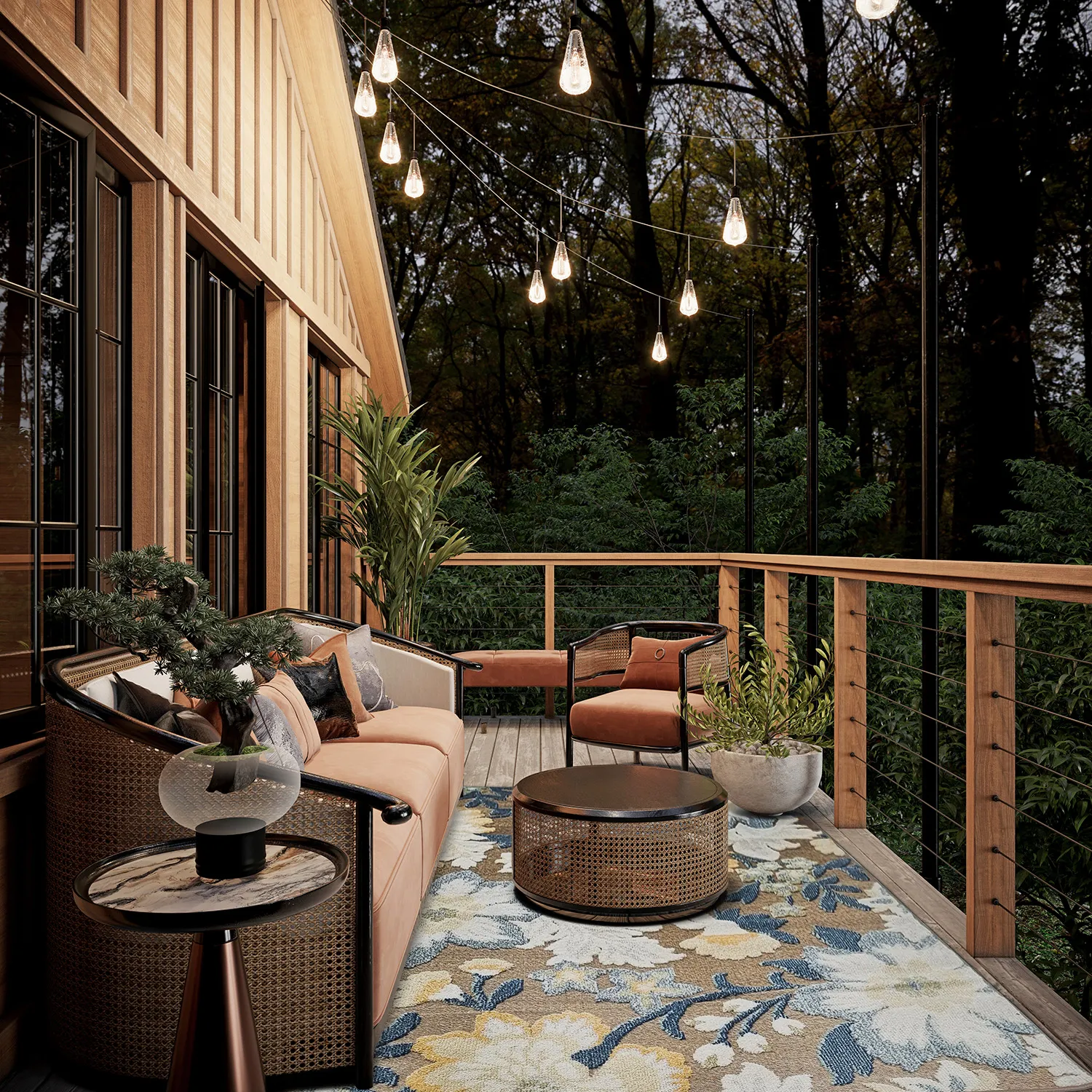 Teppich für innen und außen - Lucca (multi)