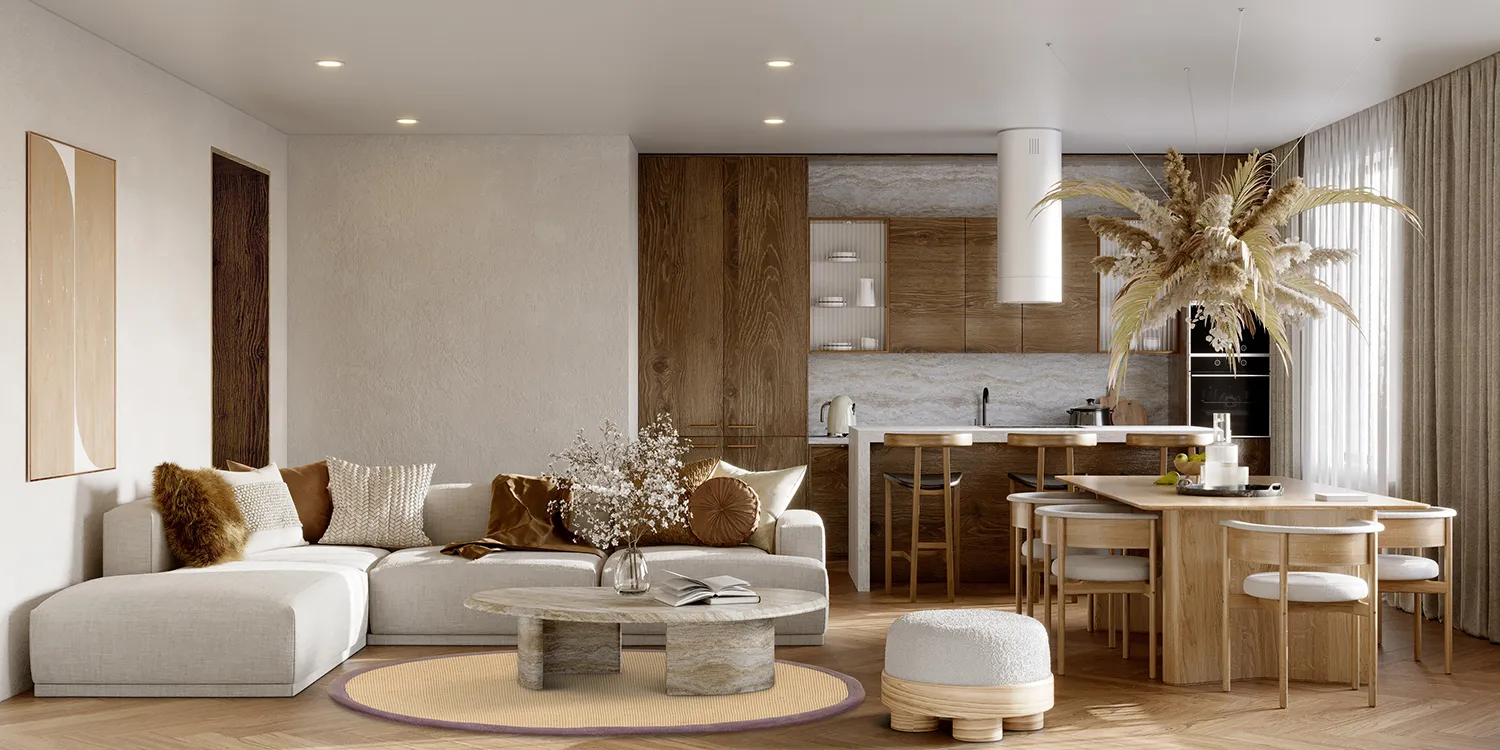 Tapis rond (sisal) - Agave (naturel/marron)