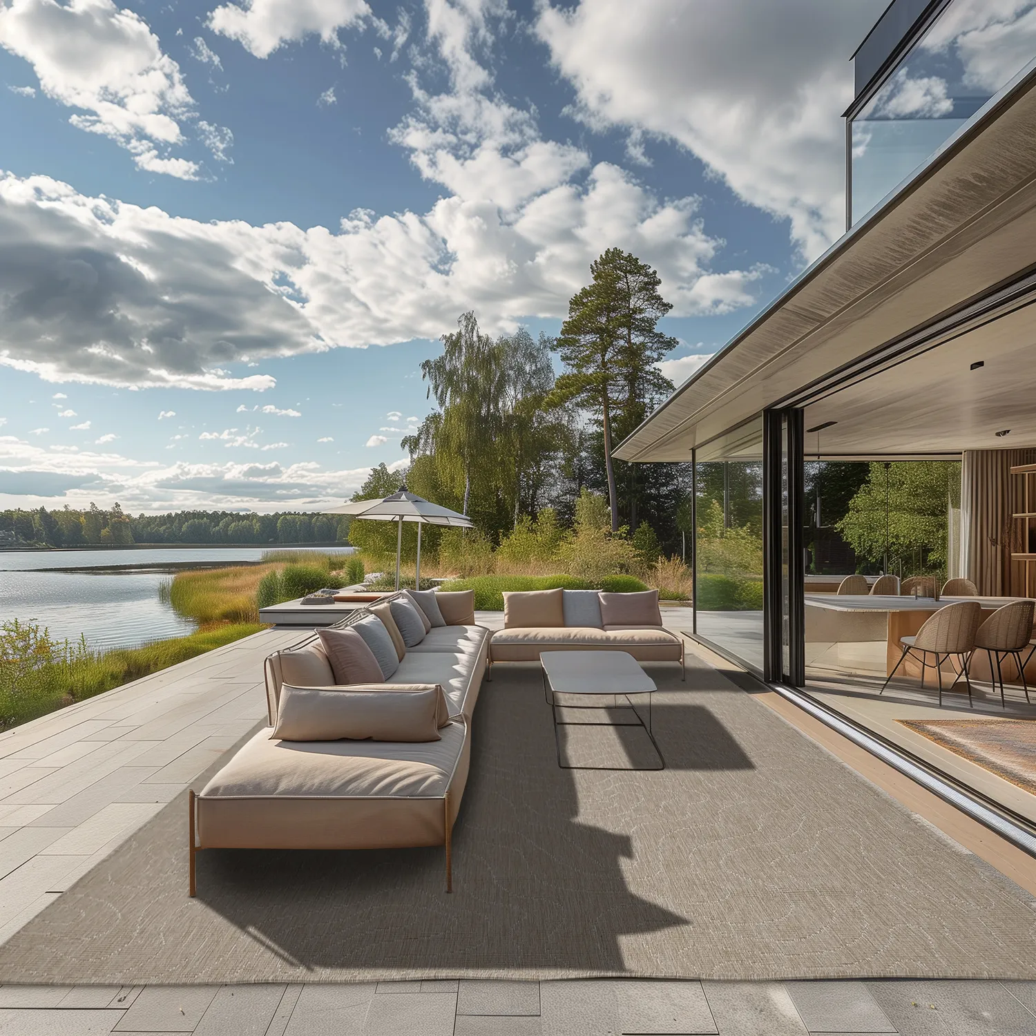 Teppich für innen und außen - Thurman (beige)