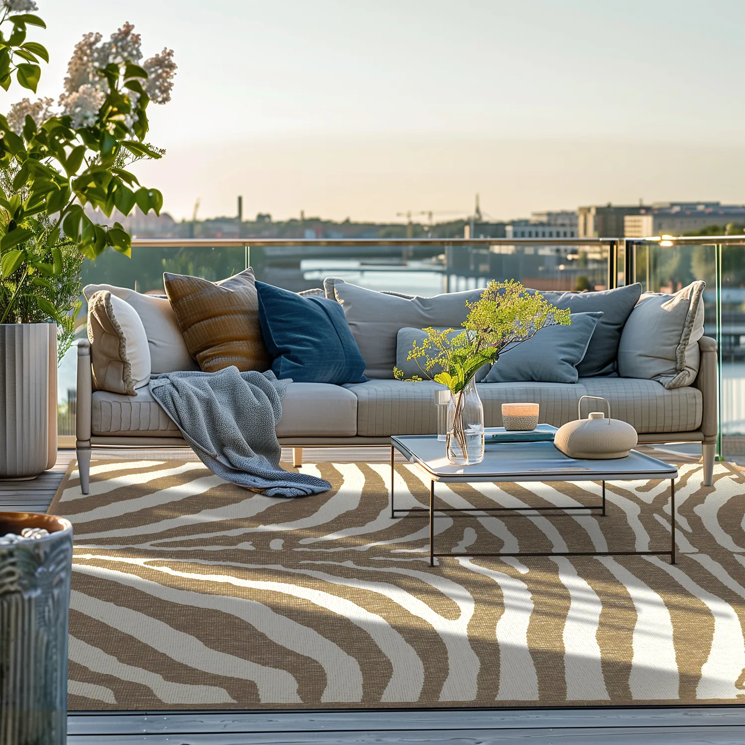 Teppich für innen und außen - Winona (beige)