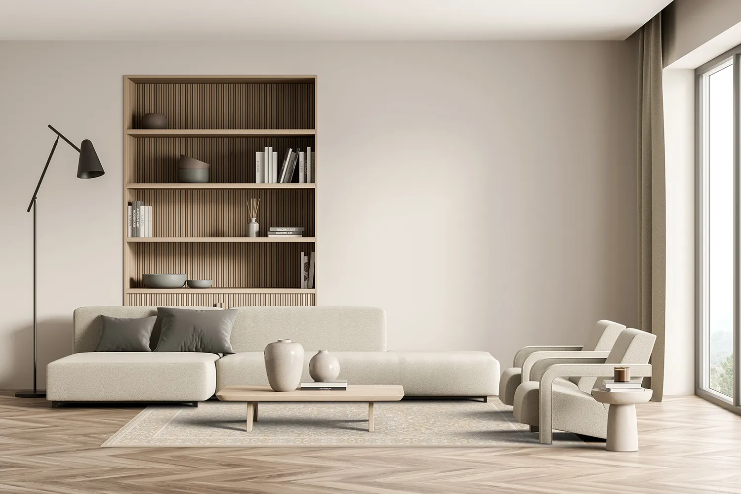 Tapis Wilton - Vivian (beige)