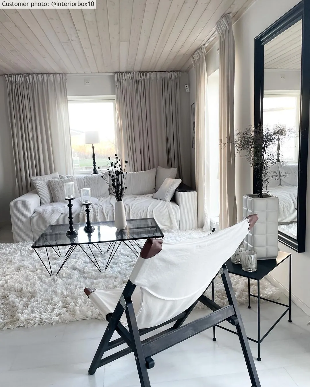 Hochflorteppiche - Janjira (weiß)