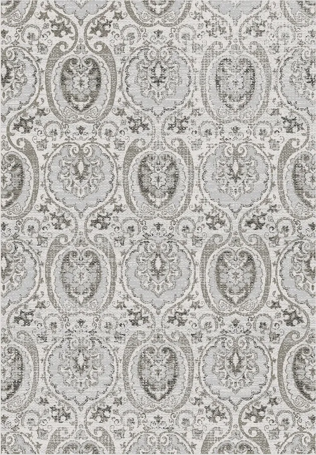 Tapis Wilton - Natoli (crème/argent)