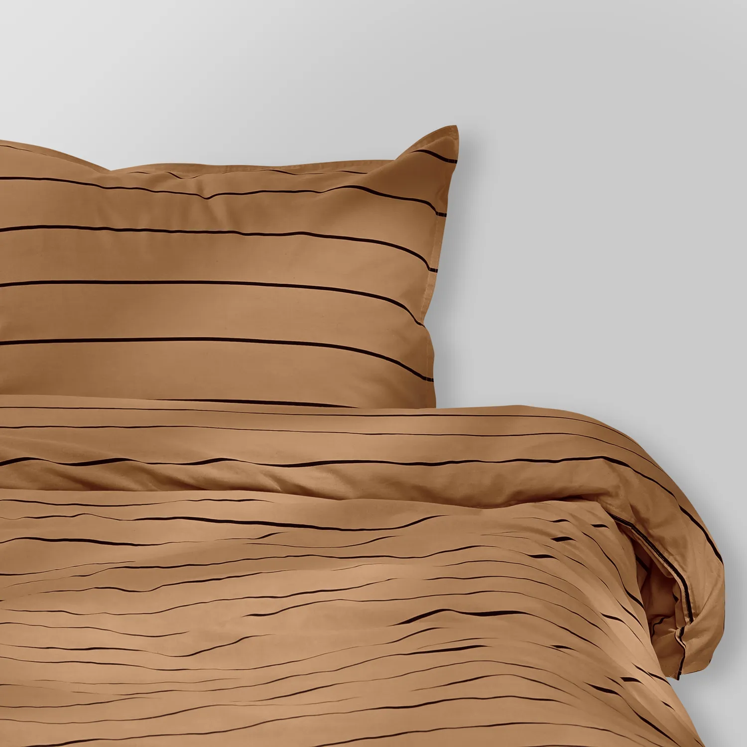 Ensemble de housse de couette - Isadora (marron)