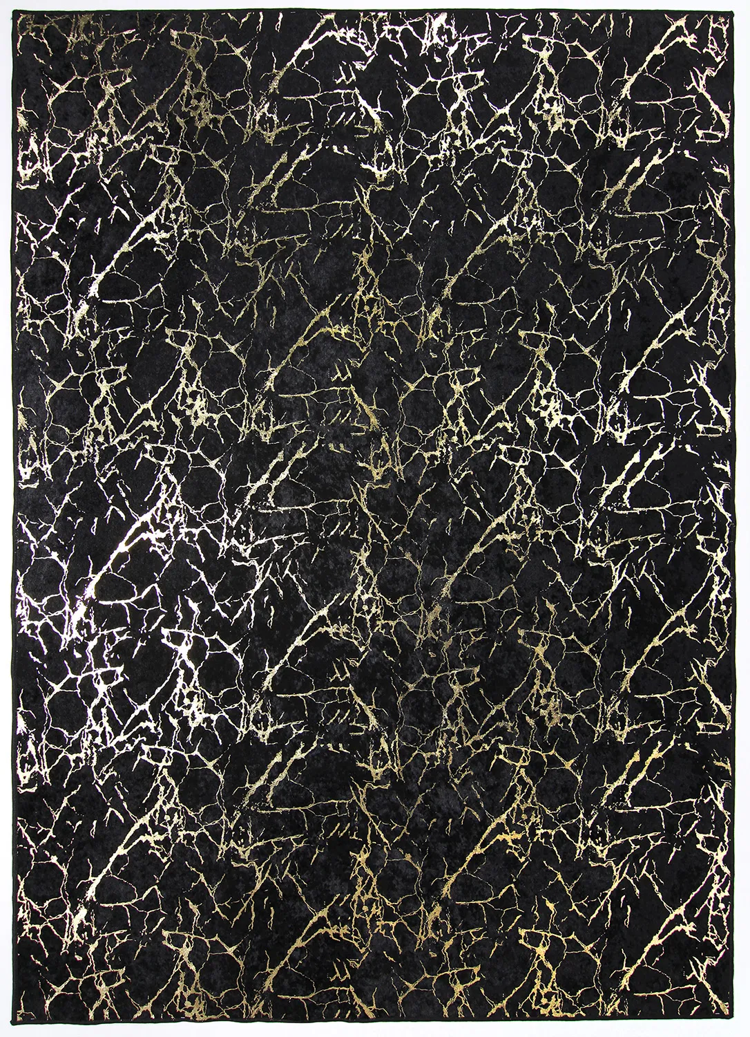 Tapis Wilton - Alden (noir/doré)